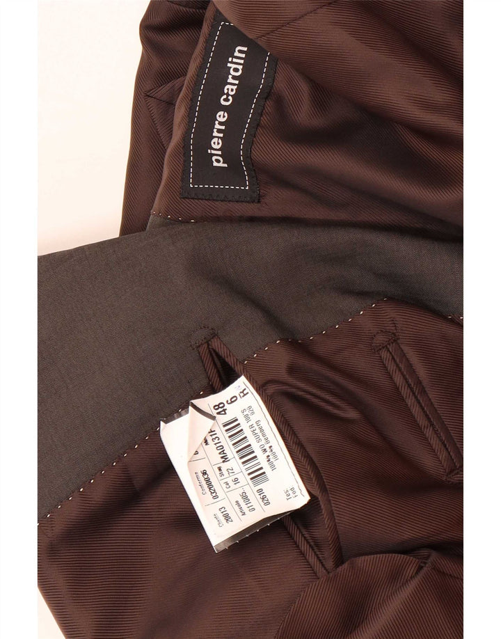 Pierre Cardin Herre Regular Fit 3-knaps blazerjakke EU 48 Medium Grå