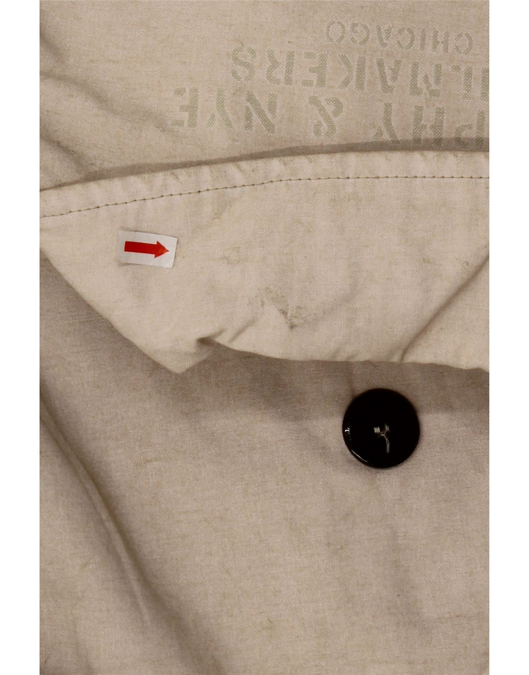 MURPHY & NYE Dobbeltradet frakke til kvinder UK 14 Medium Beige Bomuld