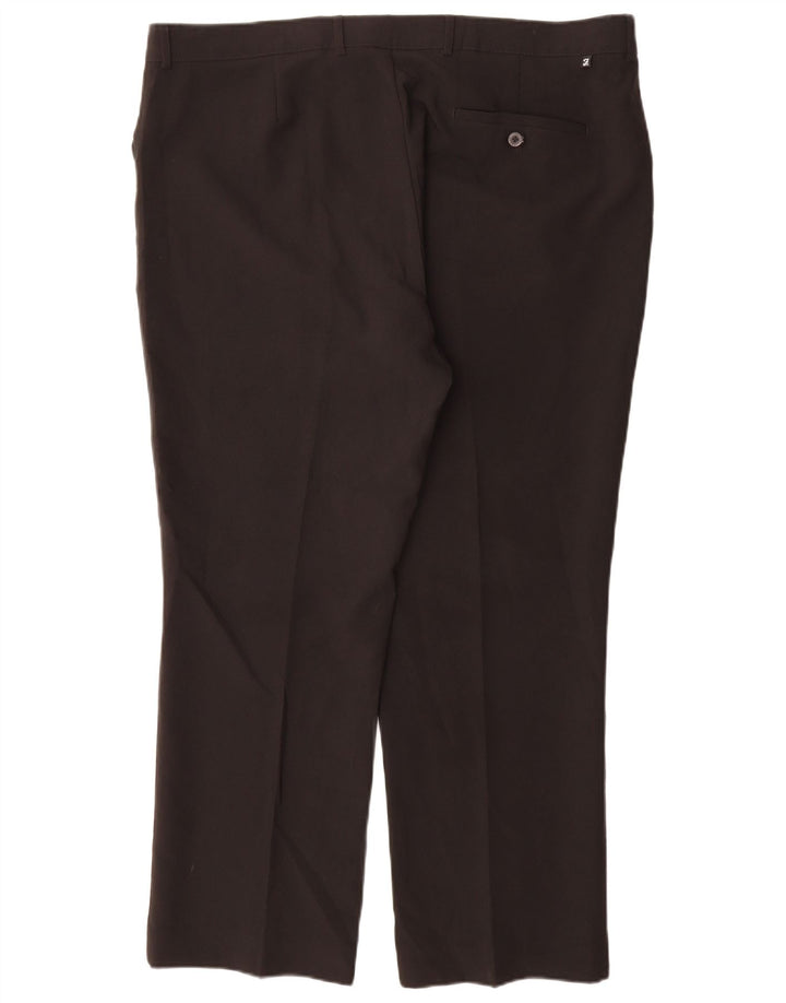 Farah Straight Casual Bukser til mænd W42 L29 Sort polyester