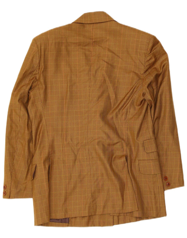 New York Industrie Dame Blazer Jacket IT 40 Small Beige Check