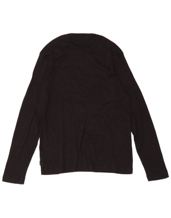 Calvin Klein Herre trøjetrøje med rund hals Medium sort bomuld