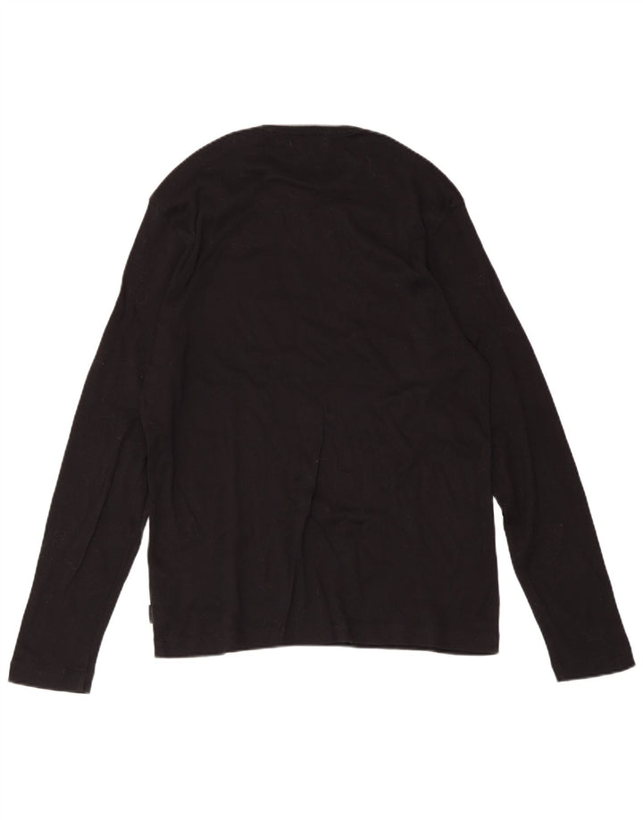 Calvin Klein Herre trøjetrøje med rund hals Medium sort bomuld