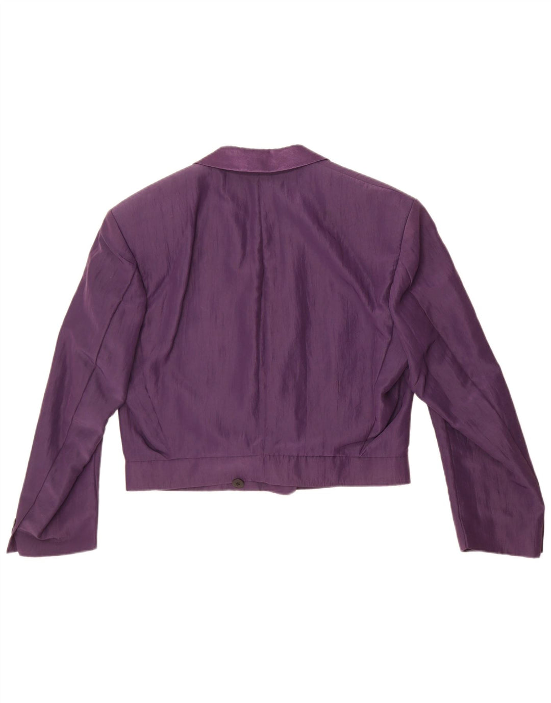 Vintage Dame Dobbeltradet Blazer Jacket UK 14 Large Purple