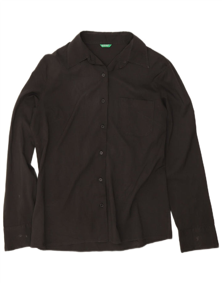 Benetton Dameskjorte UK 16 Large Sort