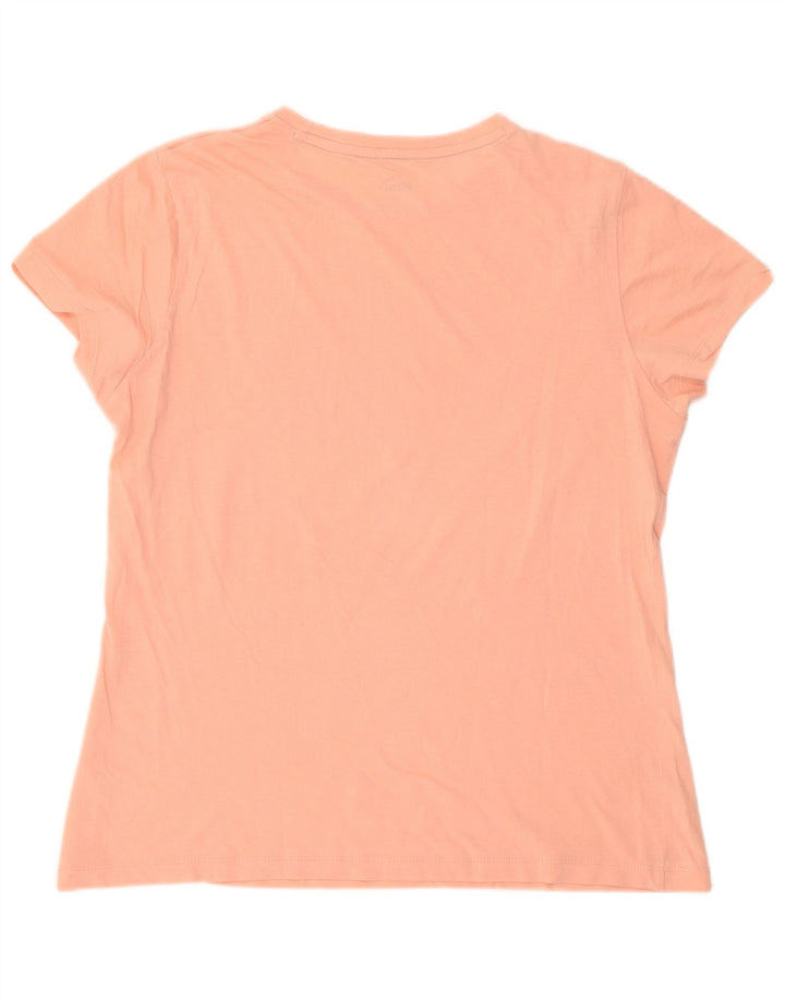 Puma Grafisk T-Shirt Top UK 14 Medium Pink