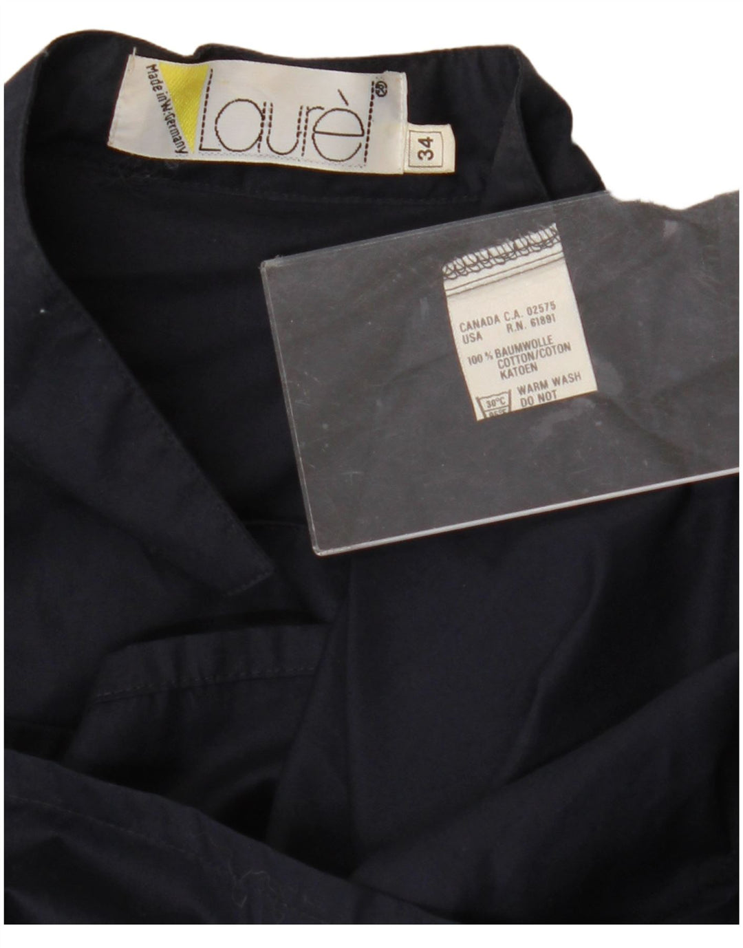 Laurel Dame Loose Fit Pullover Shirt EU 34 XS Marineblå Bomuld
