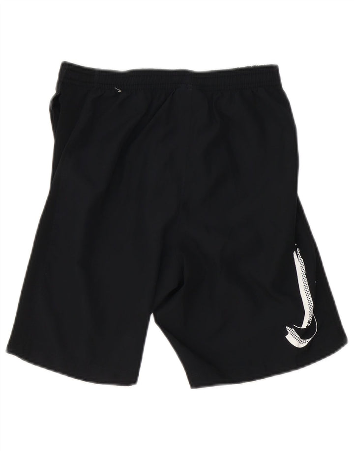 Nike drenge Dri Fit grafiske sportsshorts 12-13 år store sorte polyester