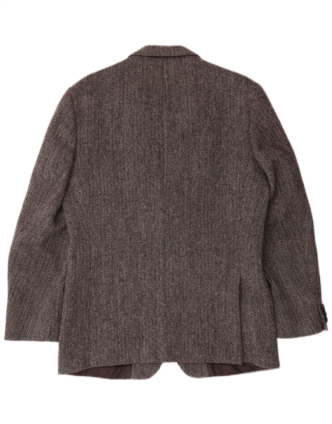 ST MICHAEL Herre Blazer Jacket UK 40 Large Grey Herringbone Classic