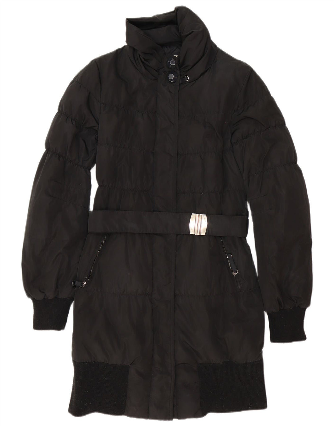 Liu Jo Polstret Frakke IT 44 Medium Sort Polyester til kvinder
