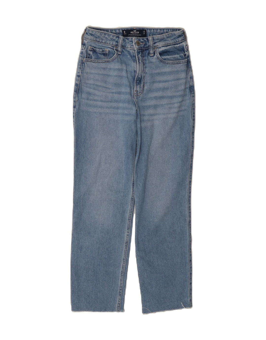 HOLLISTER Womens Straight Jeans W25 L27 Blue Cotton Vintage Hollister and Second-Hand Hollister from Messina Hembry 