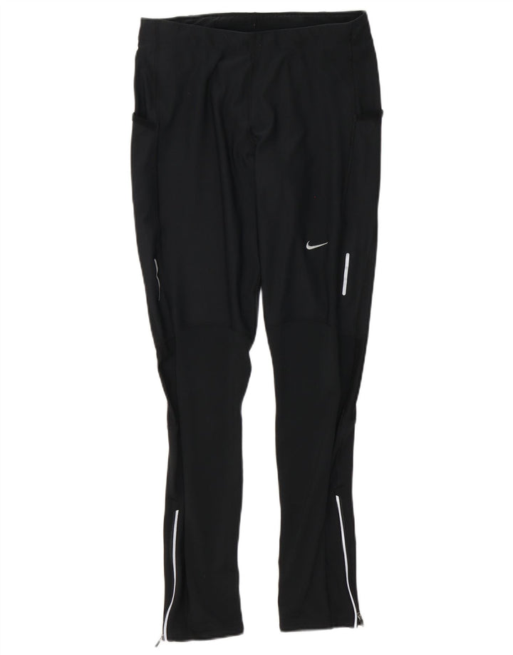 Nike løbeleggings til kvinder UK 14 Stor sort polyester