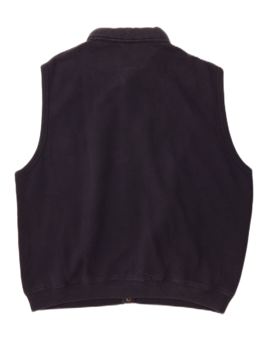 Outrage Herre ærmeløs træningsdragt topjakke 2XL marineblå bomuld