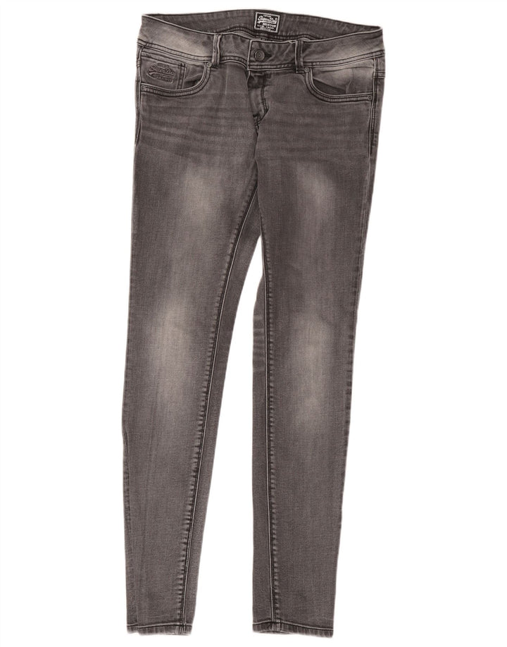 Superdry Skinny Jeans til kvinder W30 L32 Grå bomuld