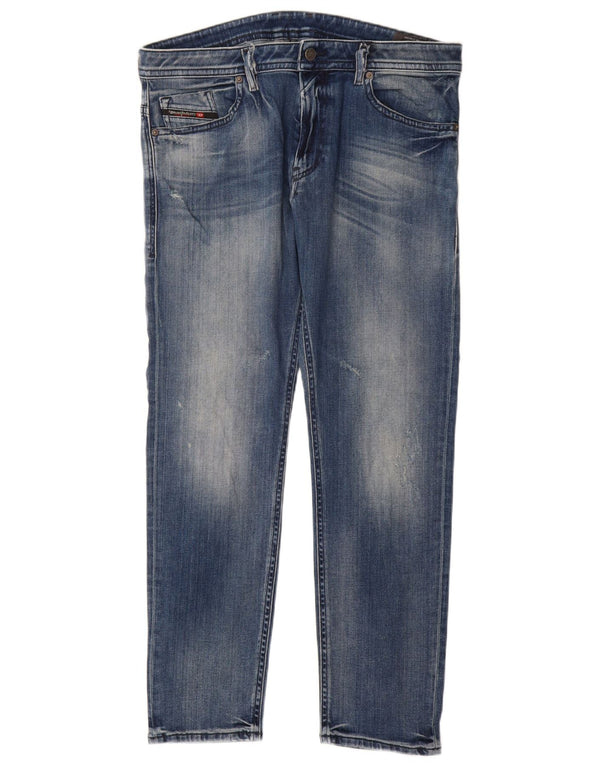 Diesel Herre Thommer Slim Jeans W36 L32 Blå Bomuld