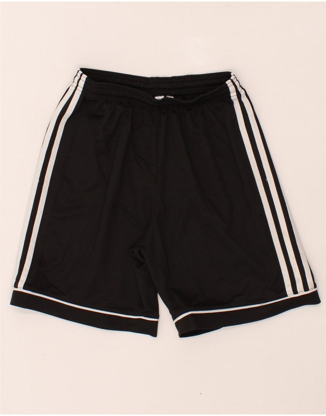 ADIDAS Boys Climalite Sport Shorts 13-14 Years  Black Polyester Vintage Adidas and Second-Hand Adidas from Messina Hembry 