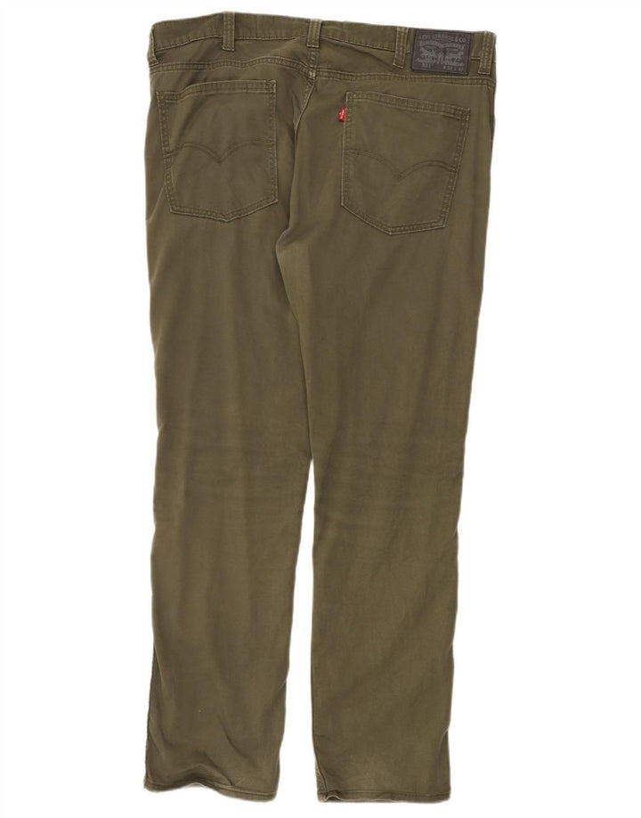 Levi's Herre 511 Slim Casual Bukser W38 L32 Khaki Bomuld