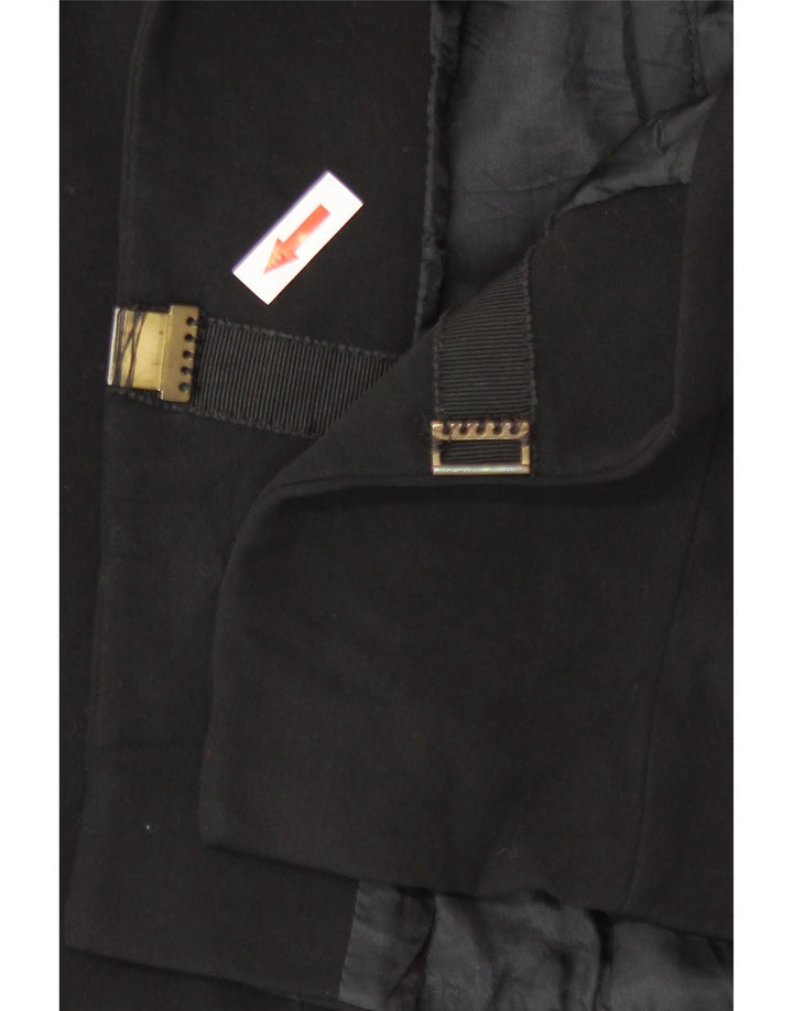 Valentino Dame Roma Open Blazer Jacket UK 4 XS Sort Uld