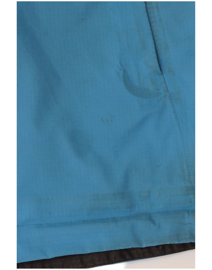 Patagonia Regnjakke med hætte til mænd UK 38 Medium Blue Nylon