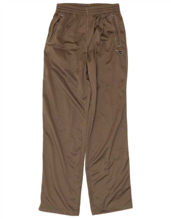 DIADORA Træningsdragtsbukser til kvinder UK 14 Large Khaki Polyester