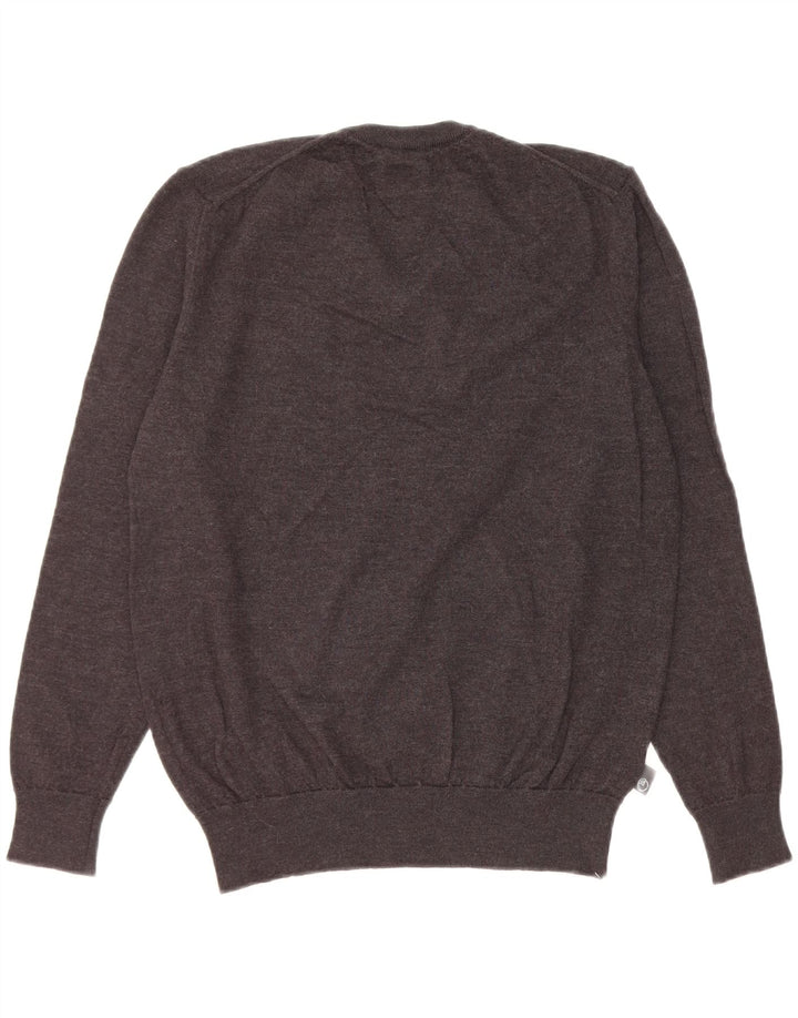 Armani Dame V-hals sweater IT 52 2XL Grå