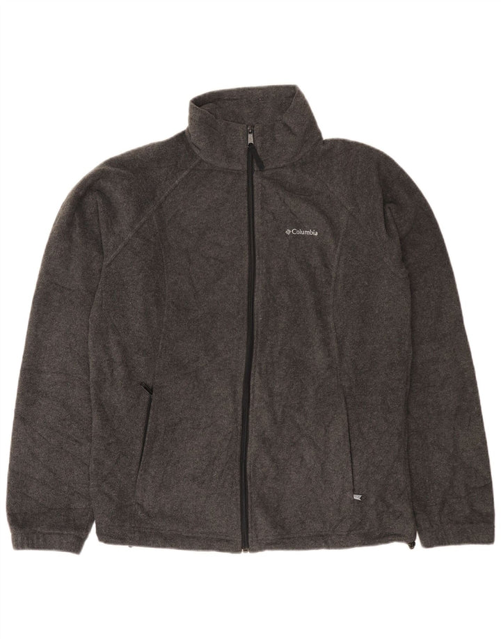 Columbia Dame Fleecejakke UK 16 Stor Grå Polyester