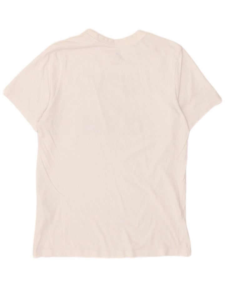 Nike grafisk t-shirt til mænd, medium hvid bomuld