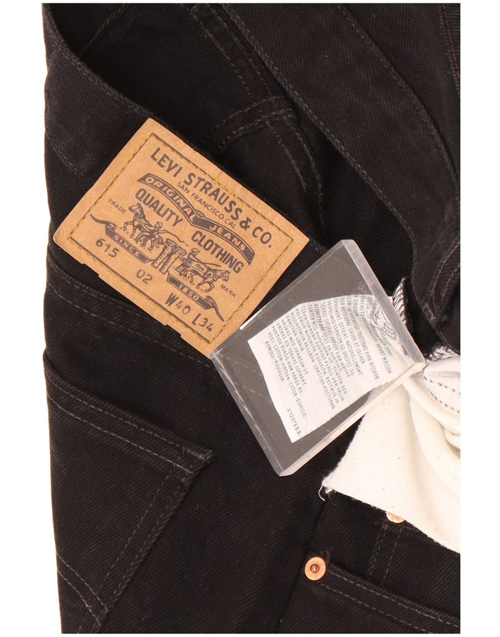 Levi's Herre 615 Straight Jeans W40 L31 Sort Bomuld