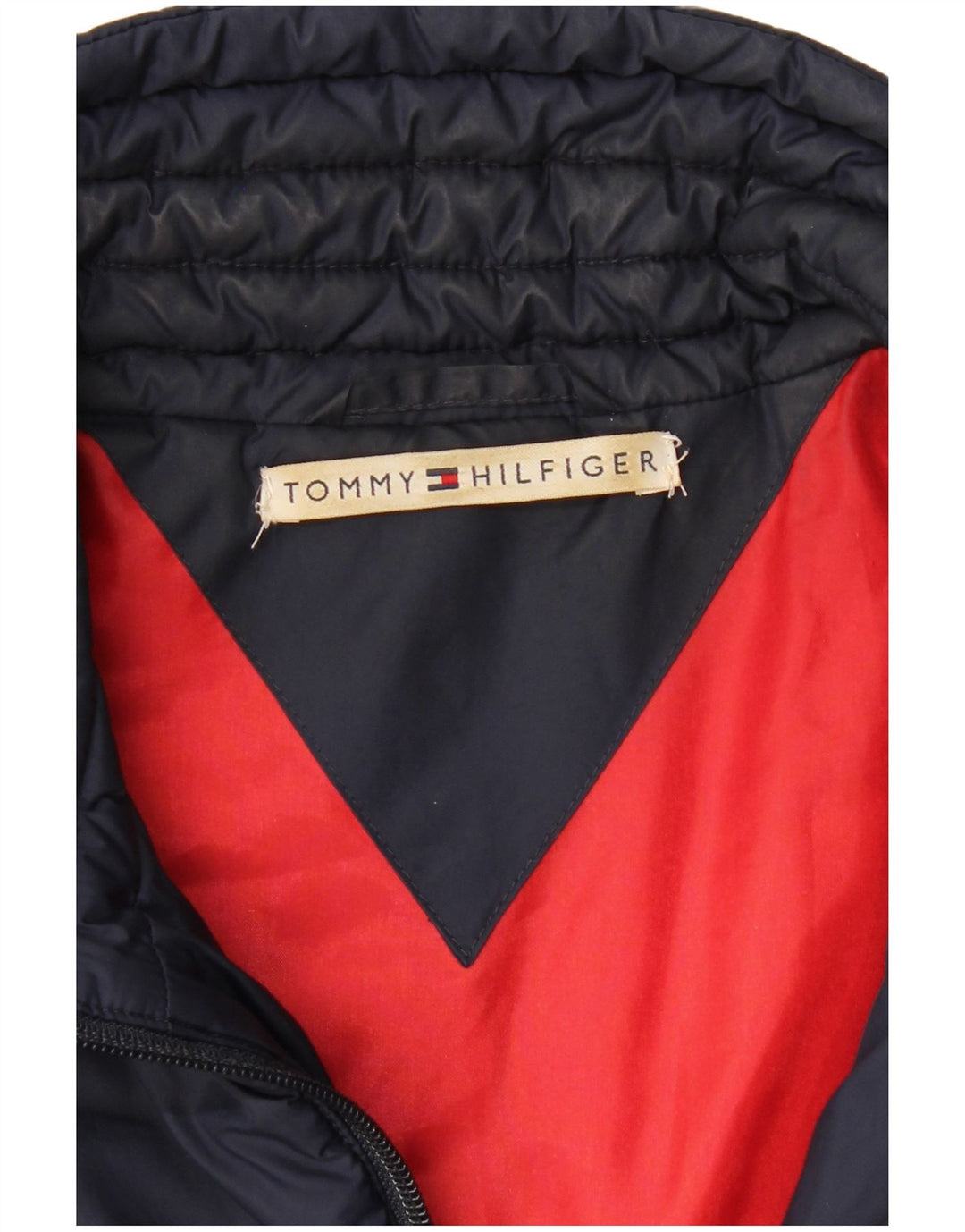 TOMMY HILFIGER Polstret jakke til kvinder UK 18 XL Marineblå
