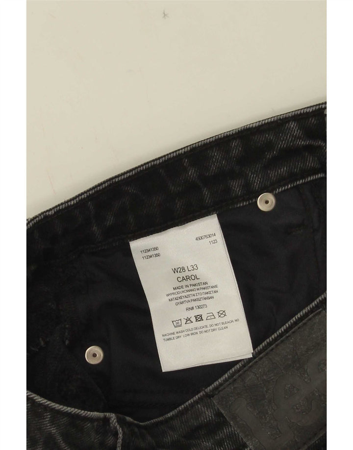 Lee Dame Carol Straight Jeans W28 L28 Sort Bomuld