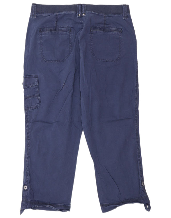 Lee Dame Mid Rise Cargo Bukser US 12 Large W32 L22 Navy Blue