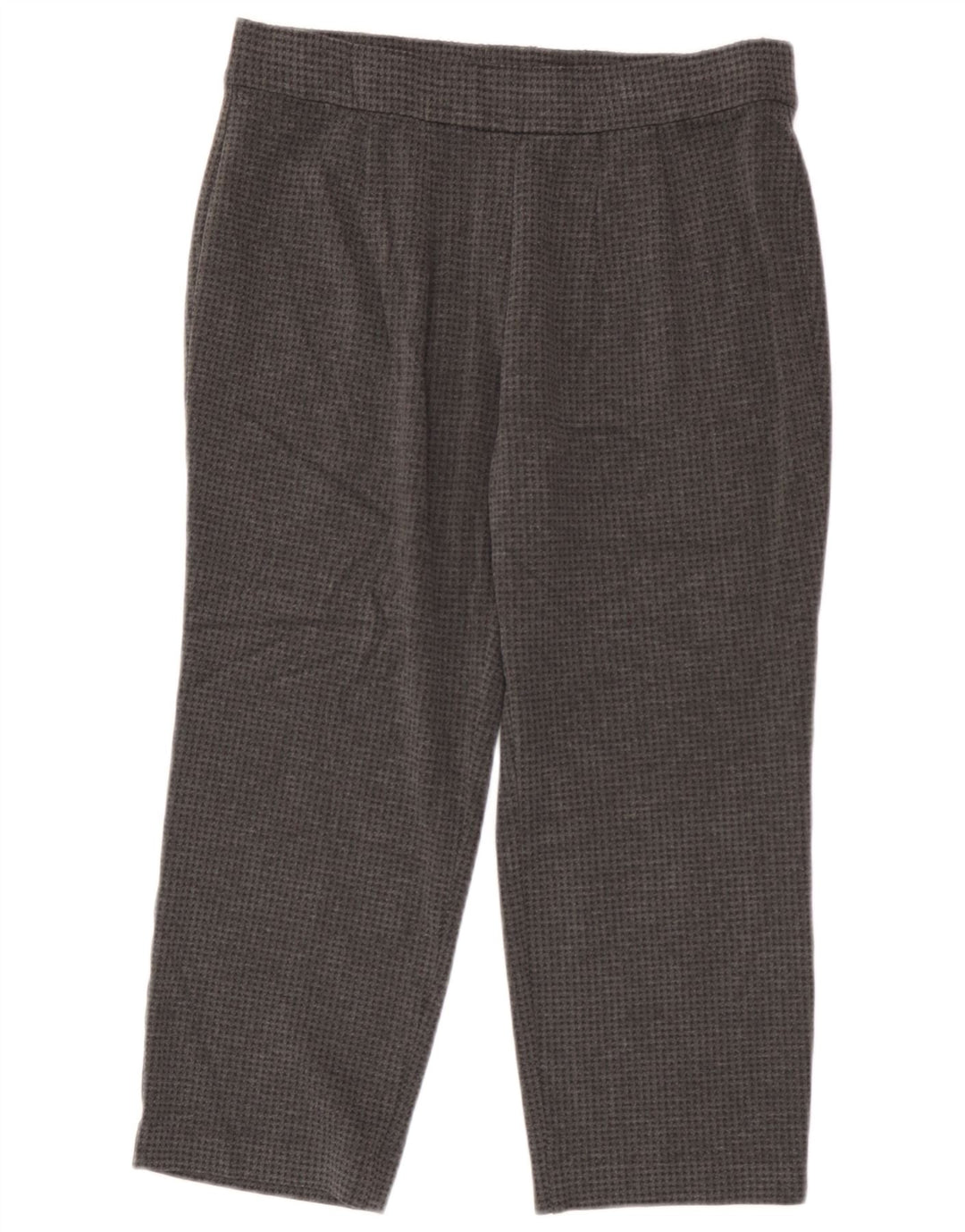 Marks & Spencer Womens Cropped Trousers UK 16 Large W34 L23 Grey