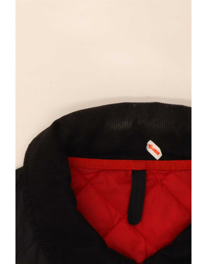 Barbour Herre quiltet jakke UK 40 Stor sort polyamid