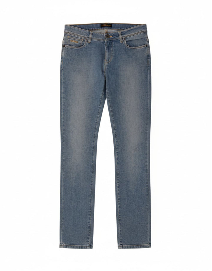 REFRIGUE Womens Slim Jeans IT 44 Medium W30 L34 Blue Cotton