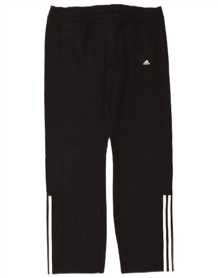 ADIDAS træningsdragtsbukser til kvinder UK 12/14 Medium Black Polyester