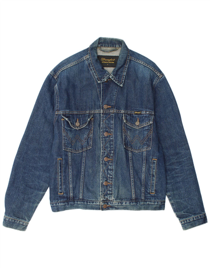 Wrangler Herre denimjakke UK 38 Medium Blue Cotton