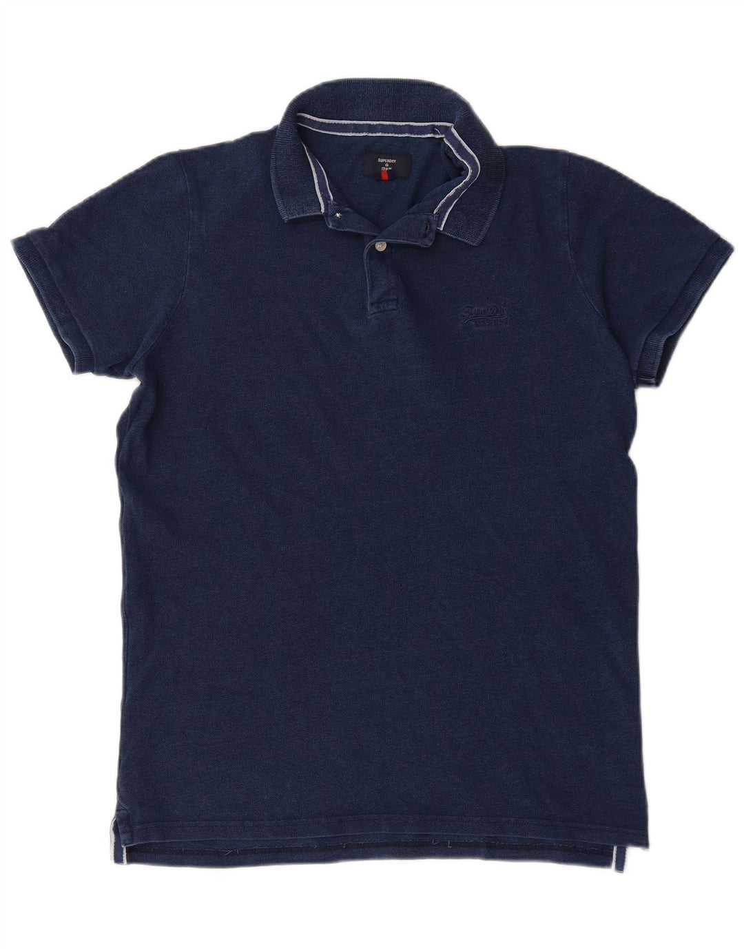 Superdry herre poloshirt XL marineblå bomuld
