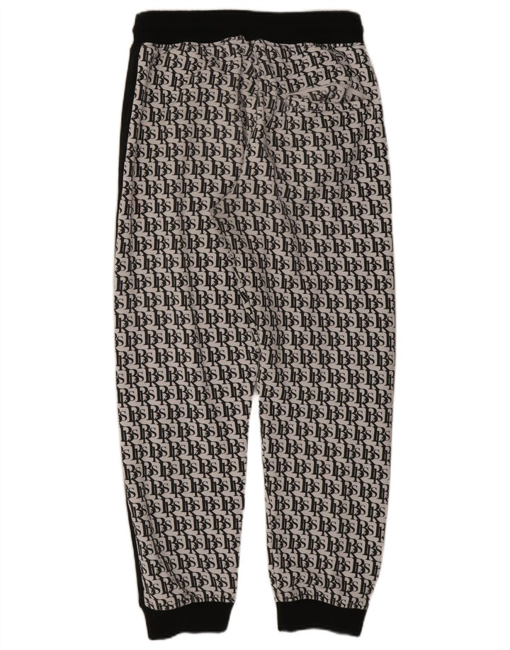 BLACK SQUAD Herre grafisk Regular Fit Fuld træningsdragt XL Hvid Colourblock