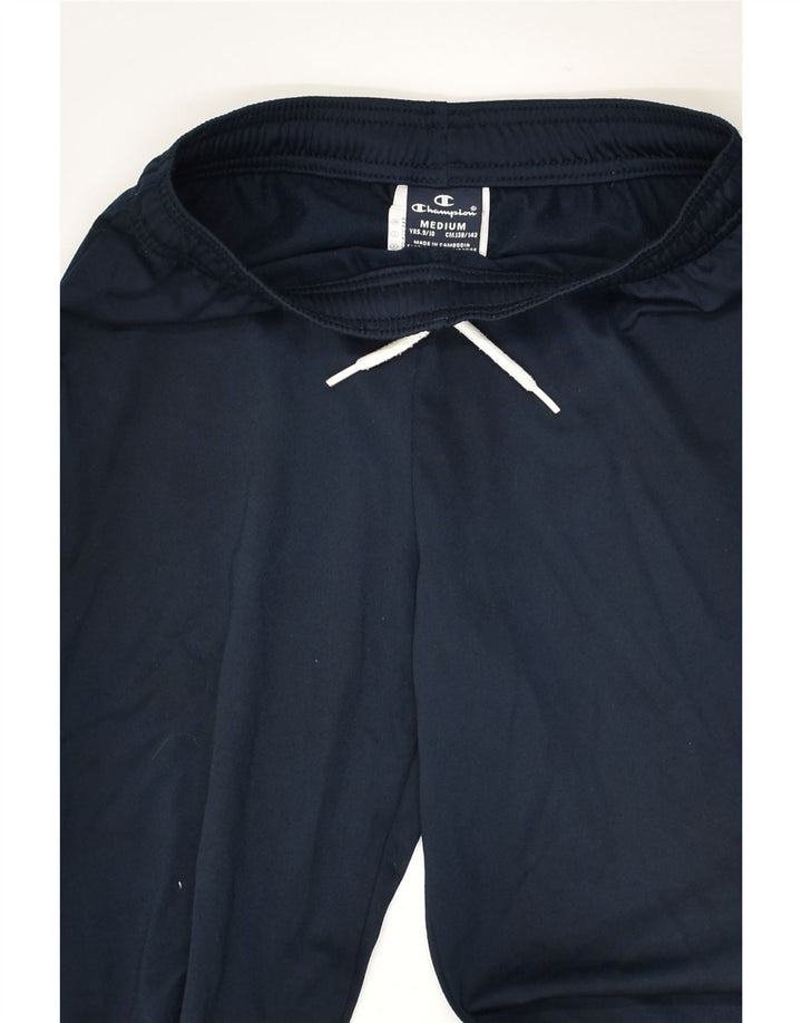 CHAMPION Boys Tracksuit Trousers Joggers 9-10 Years Medium Navy Blue | Vintage Champion | Thrift | Second-Hand Champion | Used Clothing | Messina Hembry 