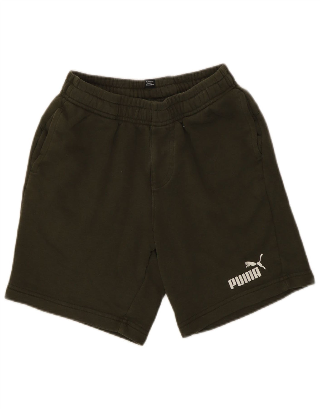 Puma Boys Sports Shorts 11-12 år Khaki Cotton