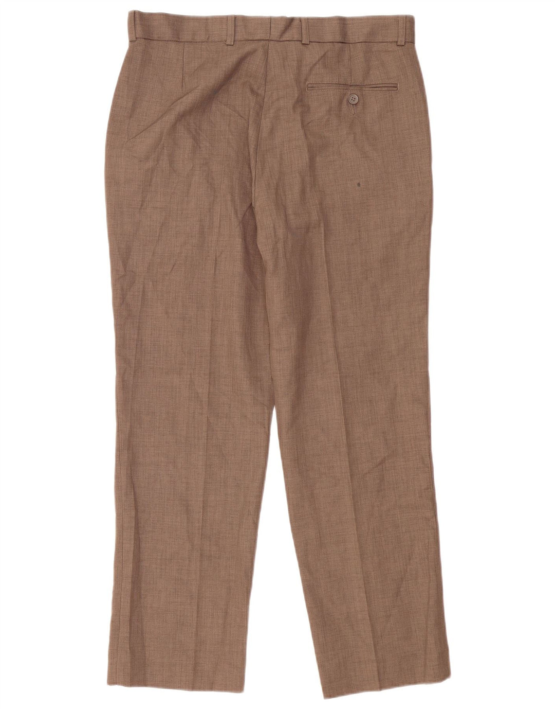 James Pringle Herre lige jakkesæt bukser W34 L29 brun polyester