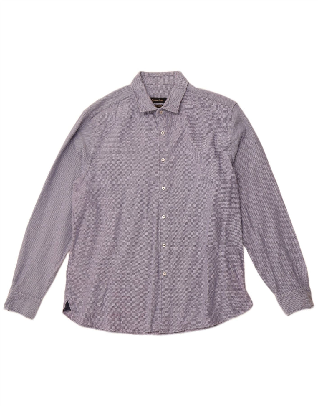 Massimo Dutti Herreskjorte 2XL Blå Bomuld