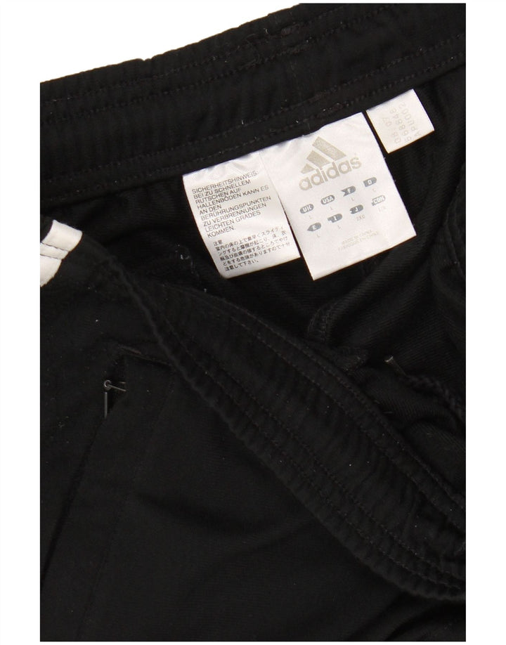 Adidas Træningsdragtsbukser til mænd Stor sort polyester