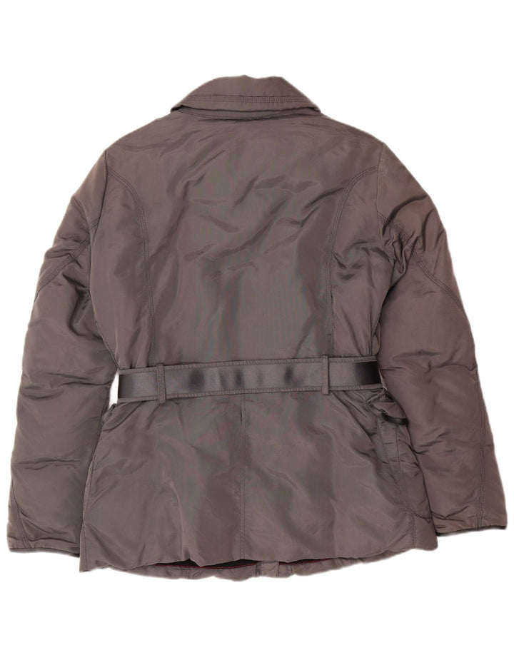 PEUTEREY, polstret jakke til kvinder, IT 46, stor grå polyamid Classic