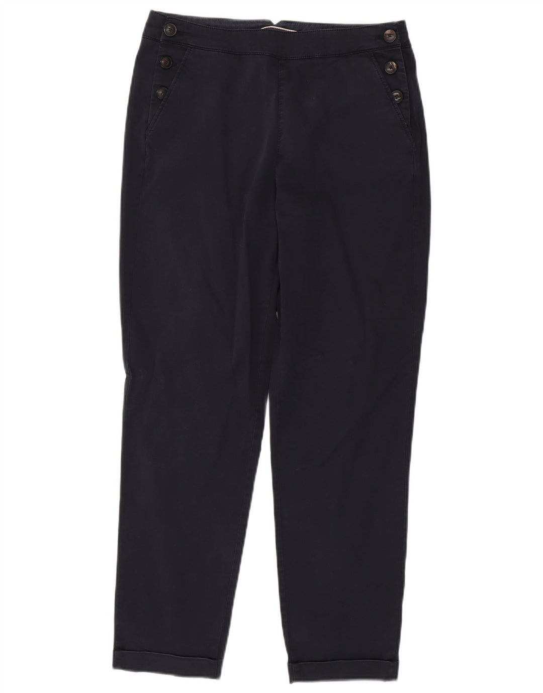 MASSIMO DUTTI Dame Chinobukser EU 38 Small W28 L28 Marineblå