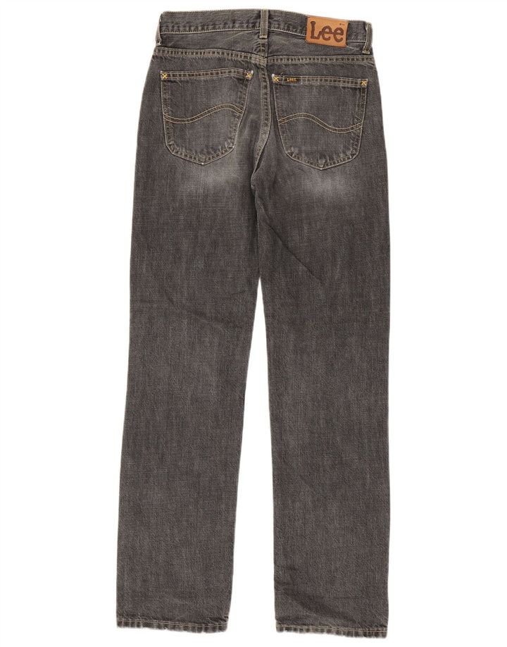 Lee Straight Jeans til mænd W29 L32 Grå bomuld