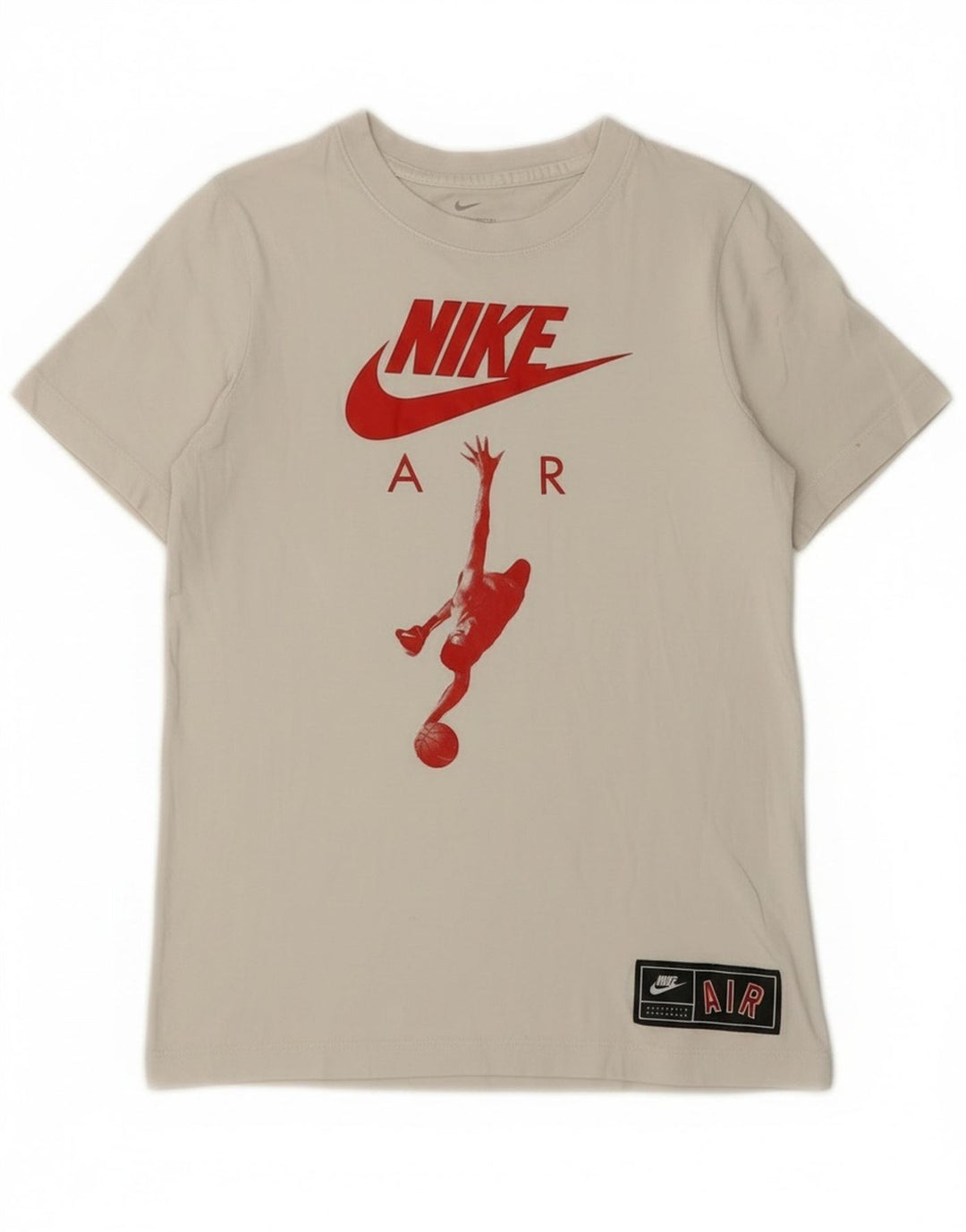 Nike drenge grafisk t-shirt top 10-11 år medium hvid bomuld