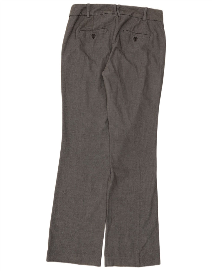 Zara Dame Bootcut Chino Bukser EU 40 Medium W30 L32 Grå Plettet