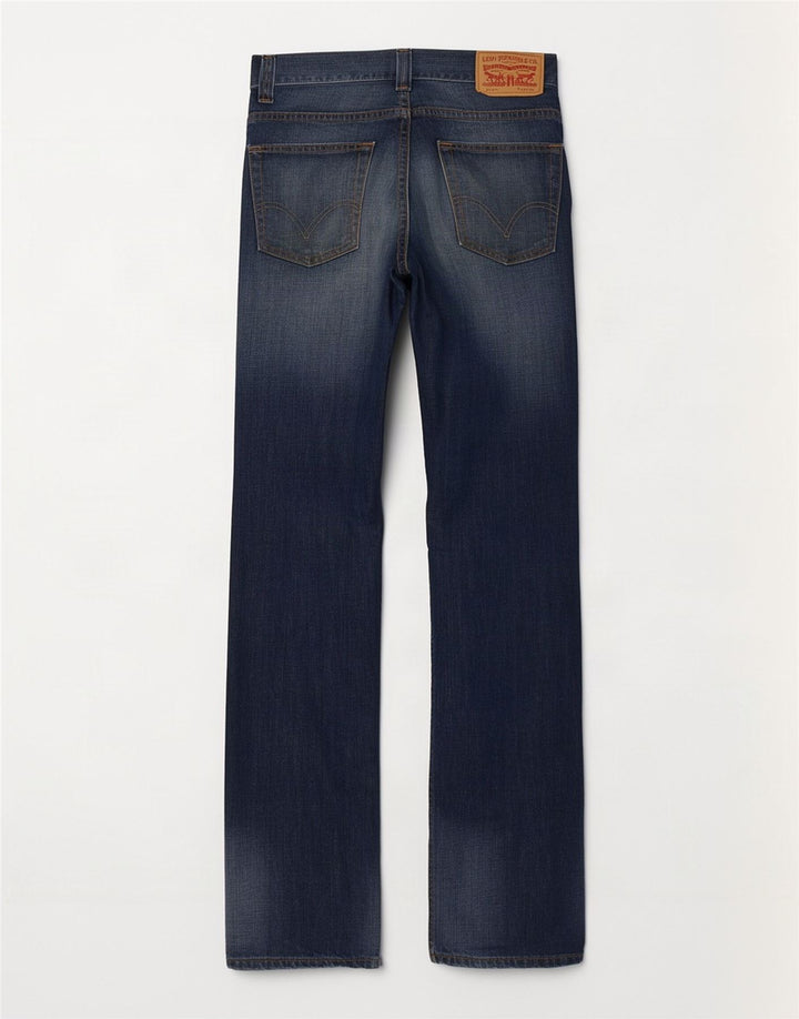 Levi's Herre 506 Straight Jeans W30 L34 Marineblå Bomuld