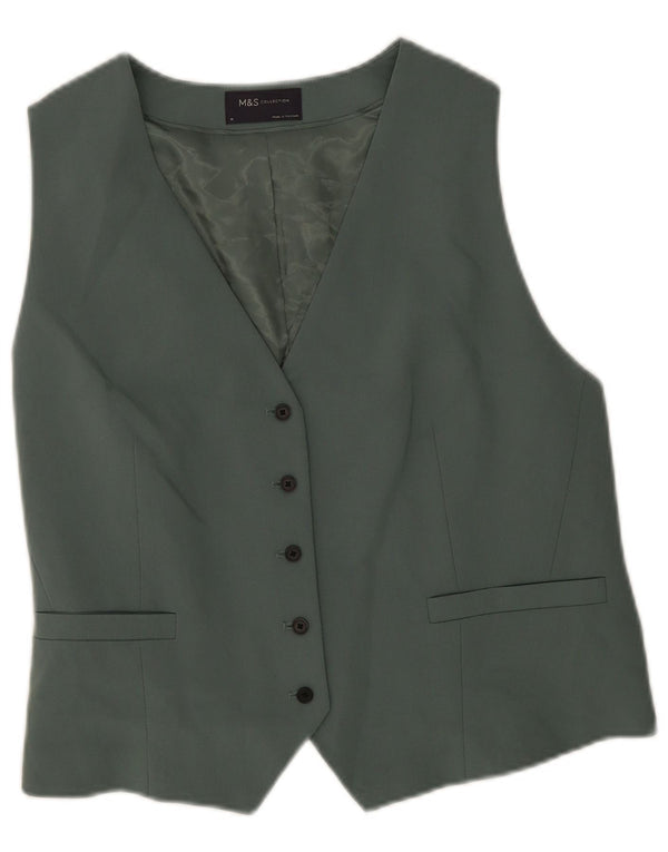 Marks & Spencer damevest UK 18 XL Grøn viskose
