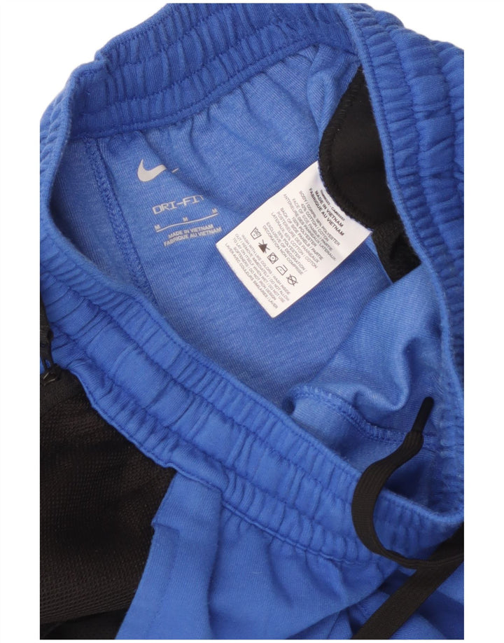 Nike Herre Dri Fit træningsdragt Bukser Joggers Medium Blue Colourblock